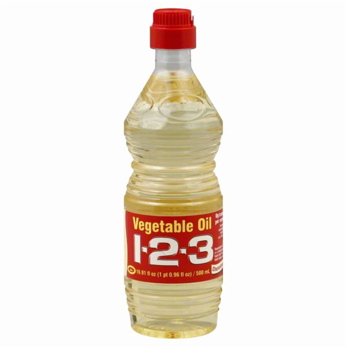 1-2-3 Vegetable Oil Red Label, 16.9 oz