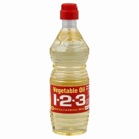 1-2-3 Vegetable Oil Red Label, 16.9 oz