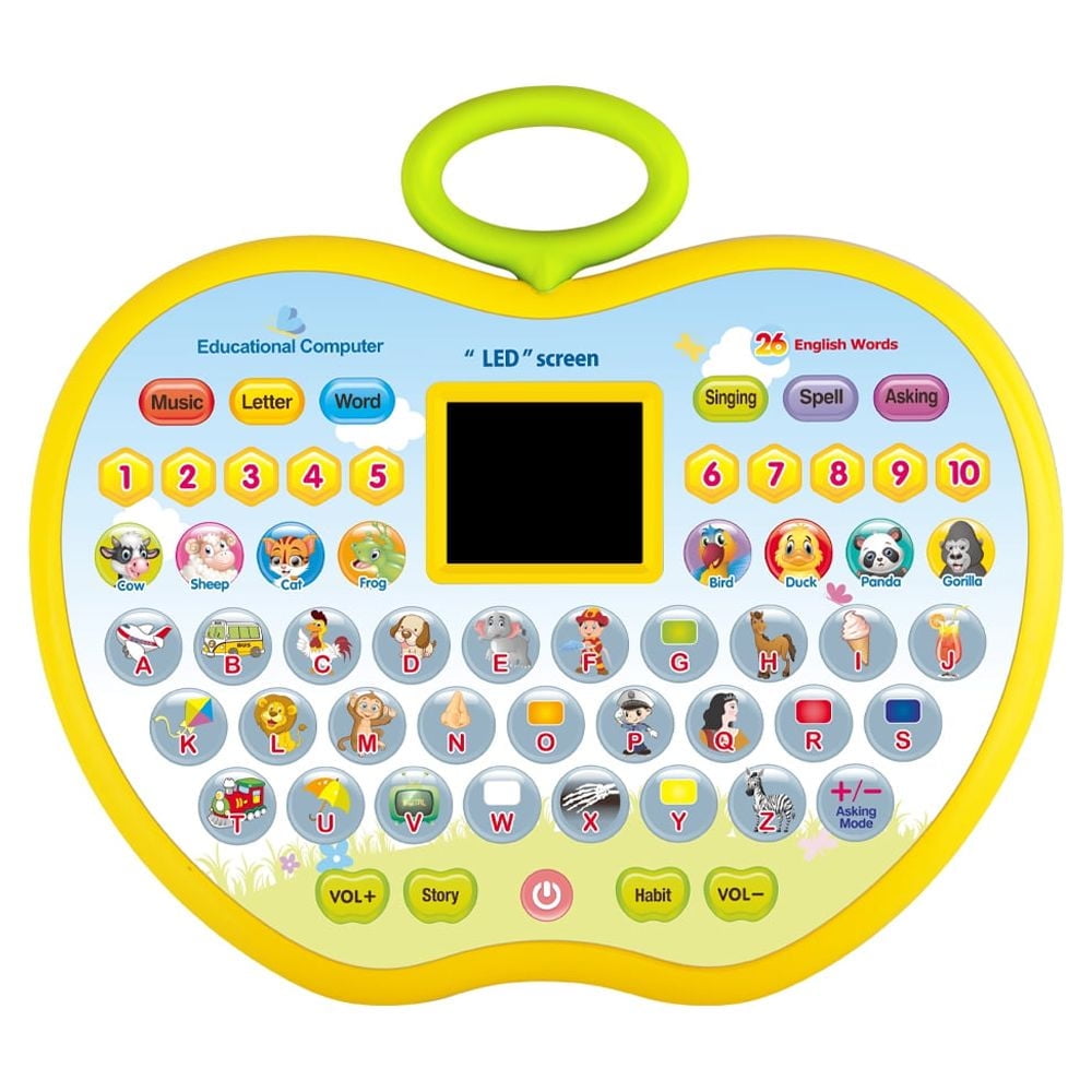 Educational Laptop Toy for Kids 1 3 Years Interactive Learning Tablet with Light and Music Walmart