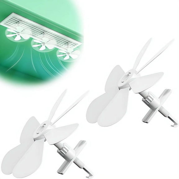 1/2/3PCS Air Conditioner Deflector Fan, 360 Adjustable Ac Vent Deflector, With Suction Cup Mount, Prevent Direct Blowing of Cold Air, Multi-blade Airflow Control, For Baby Rooms/Home/Office