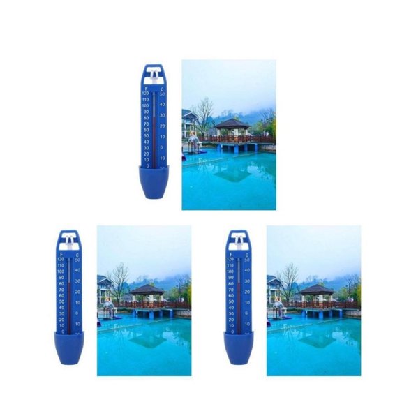 1/2/3PCS Floating Pool Thermometer Water Floating Thermometer Easy Read Pool Temperature Spa Hot Tub ,Compact & Portable