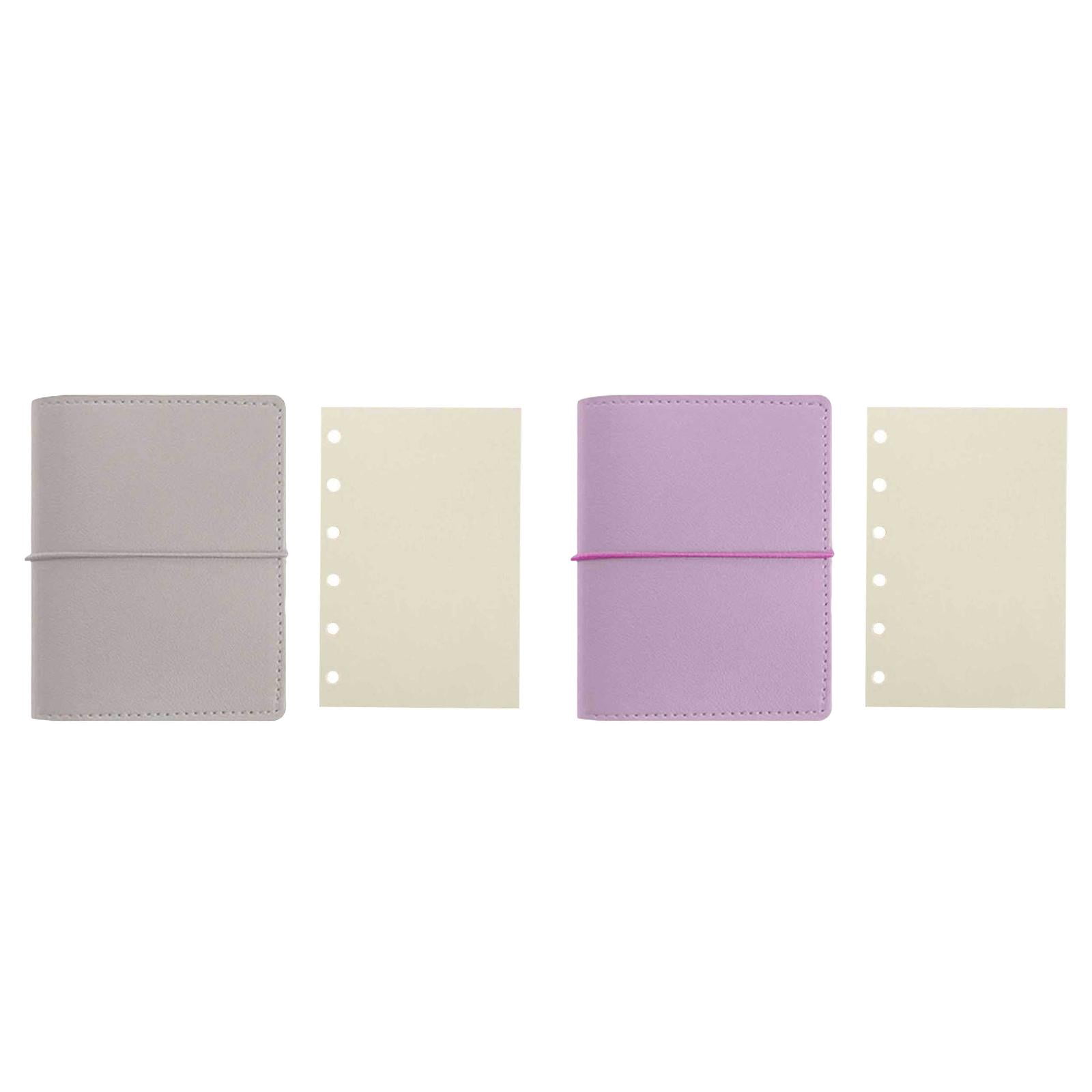 M5 Notebook Layout 1/2/3PCS M5 Refillable Notebook Planner Cover, Portable PU Leather ...