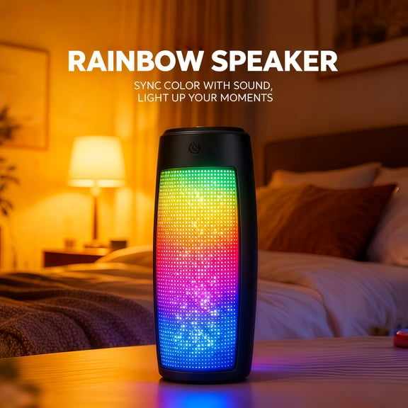 1/2/3Pcs 2026 All-New Triangular Wireless Speaker, Outdoor Rechargeable Cinema Subwoofer, Portable Radio Stereo with HD Sound, Multiple Styles for Travel & Party
