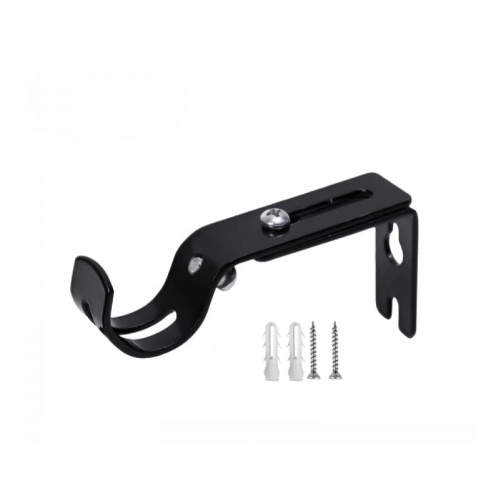 1/2/3Pcs Adjustable Extendable Durable Window Curtain Rod Holder With ...