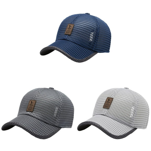 1/2/3Pcs Baseball Cap - Summer Outdoor Casual Baseball Cap for Men Women Trucker Mesh Hats Baseball Hats Outdoor Sports Running Hats(4Colors)