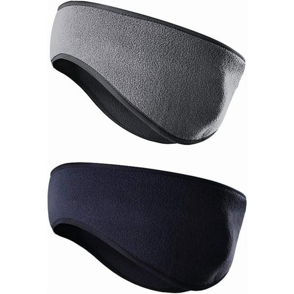 1/2/3Pcs Fleece Ear Warmers for Men Women Kids - Winter Headband Ear Muffs Ear Covers for Cold Weather Running Cycling Ski