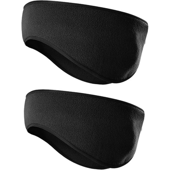 1/2/3Pcs Winter Fleece Ear Warmers Muffs Headband for Men Women Kids Ski Running Cycling
