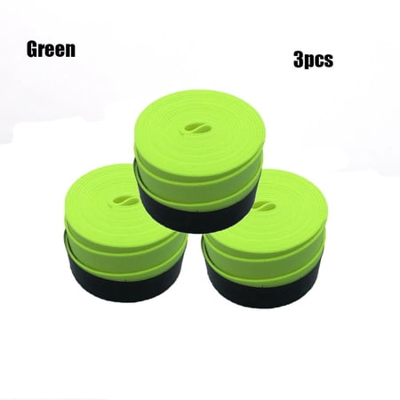 1/2/3pcs Hot Sale Sports Safety accessories Fishing Rod Tapes Outdoor sport Equipment Sweat Absorbed Wrap Overgrip Wraps Dry Tennis Racket Racquet Vibration Sweatband GREEN 3PCS