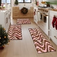 thumbnail image 1 of 1/2/3pcs Leopard Print Pink Wave Non-Slip Mat Set - Soft Flannel Floor Mats with Pink & Leopard Design, Washable Rugs, Bathroom, Laundry Room - Water-Absorbing /Outdoor ing (), 1 of 13