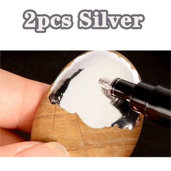 1/2/3pcs Mirror Marker Pen DIY Reflective Paint Pens Mirror Markers Chrome Gold SILVER Copper Color Signature Car Art Craftwork