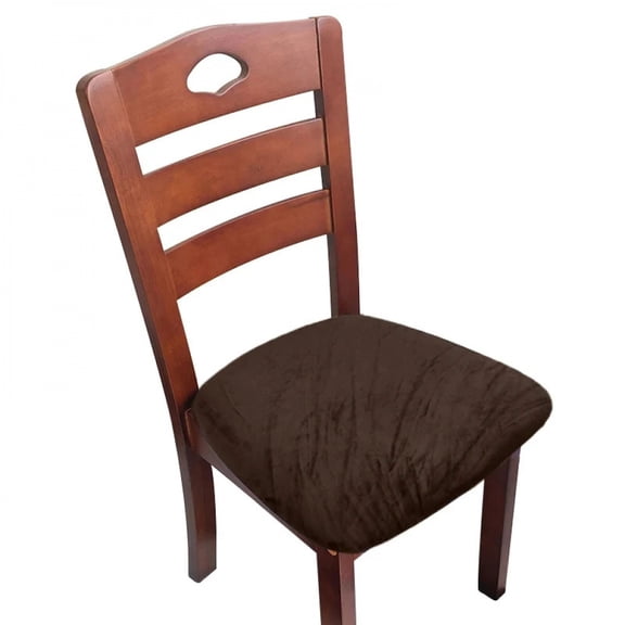 1/2/4/6 Pieces Velvet Fabric Super Soft Seat Cushion Covers Stretch Chair Cover Slipcovers For Hotel Banquet Dining Living Room