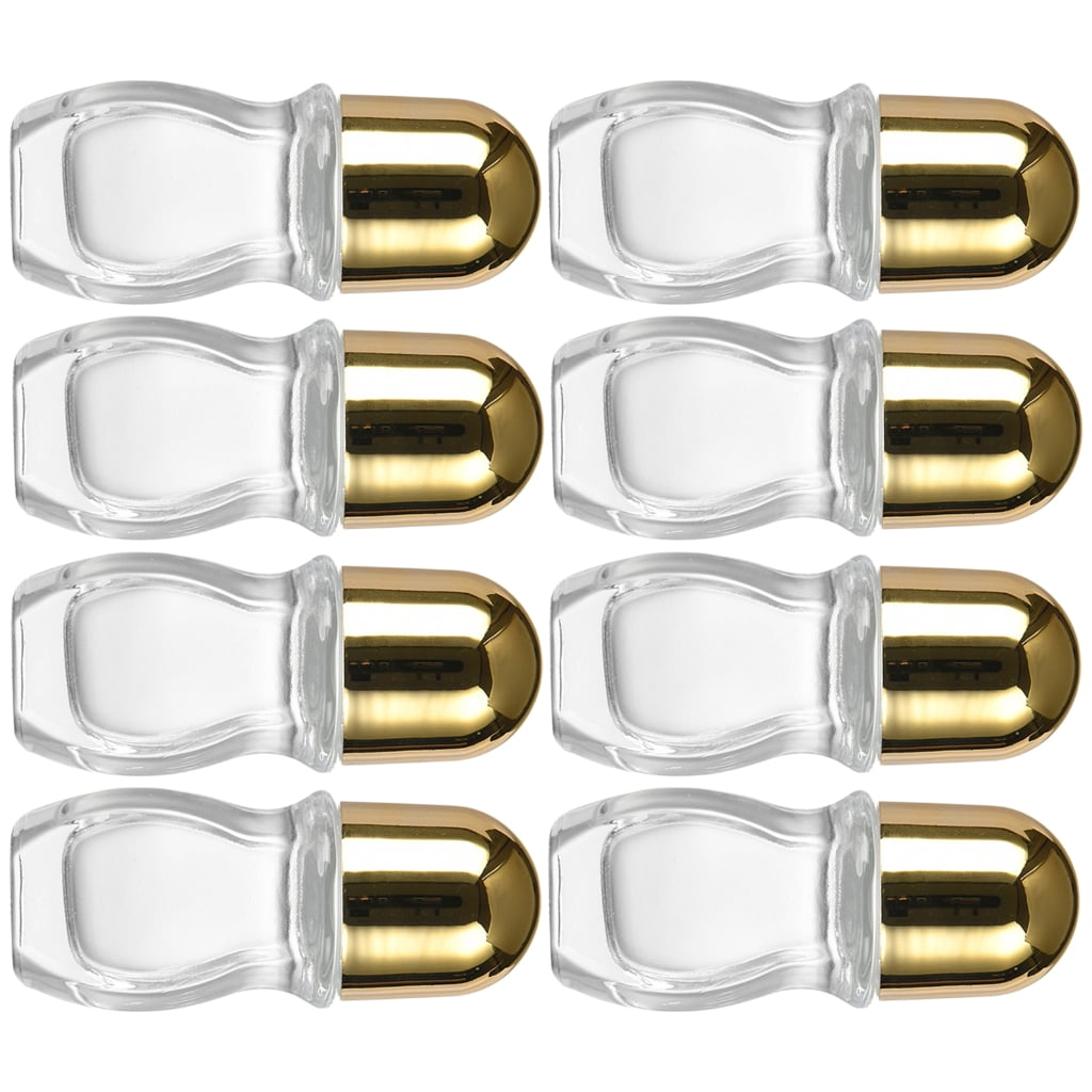1/2/4/8 Bottles Glass Empty Roller Bottles Refillable Ball Bottles for Travel
