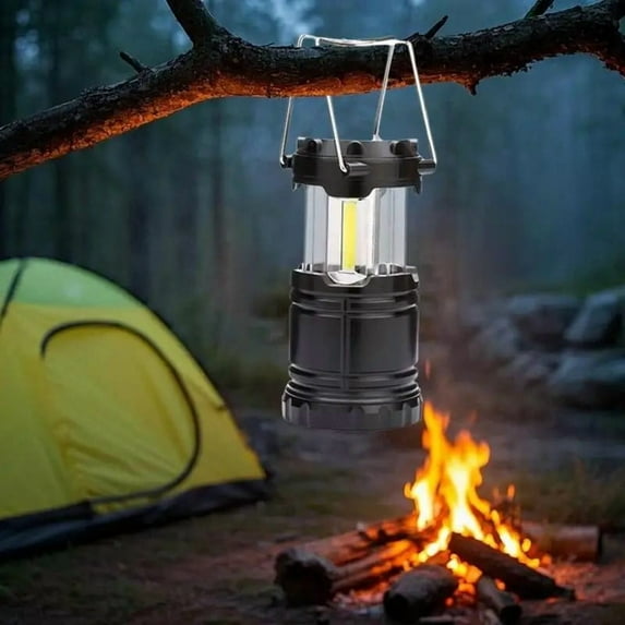 1/2/4 LED Camping Lantern Battery Powered LED Lantern Waterproof Portable Emergency Light Suitable for Storm Power Outages
