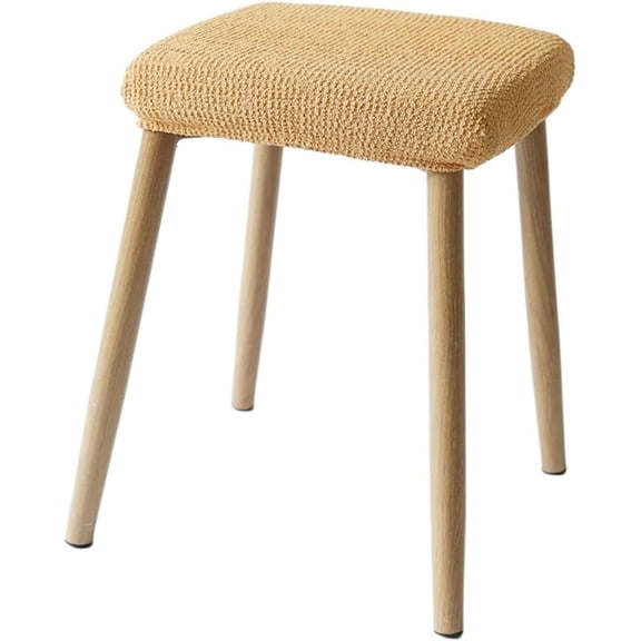 1/2/4 /Pack Square/Rectangle Bar Stool Covers Spandex Chair Seat Slipcovers Washable Stool Upholstered Protector Slipcover For Dining Room Living Room With Nonslip Elastic Band
