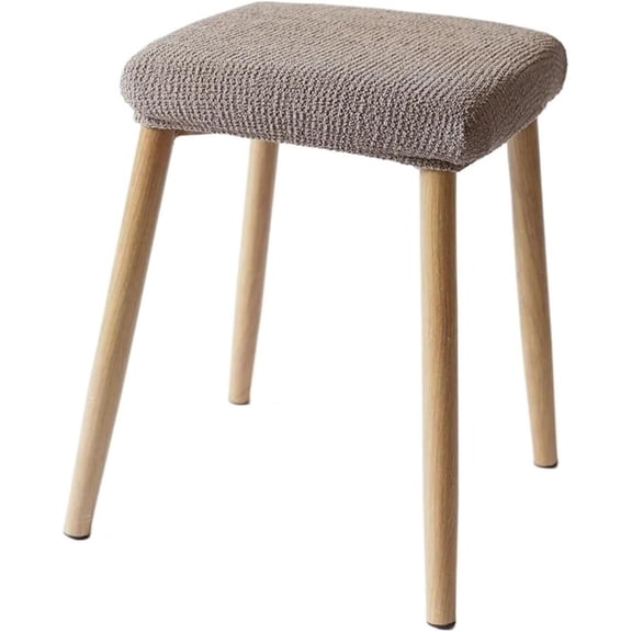 1/2/4 /Pack Square/Rectangle Bar Stool Covers Spandex Chair Seat Slipcovers Washable Stool Upholstered Protector Slipcover For Dining Room Living Room With Nonslip Elastic Band