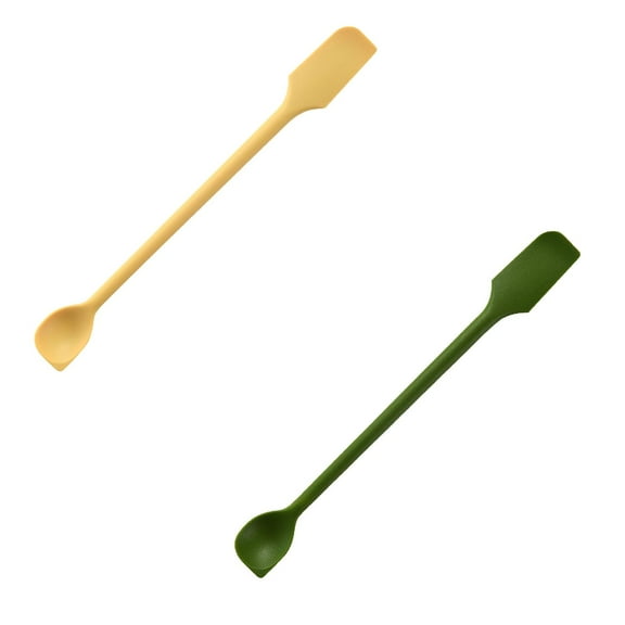 1/2/4 Pcs Mini Silicone Spatula,Double-ended Reusable Jar Spatula,Cosmetics & Jars, Reusable Stirrer for Jam, Lotion, Narrow & Thin Bottles, Colorful,for Kitchen Cooking Cosmetic Jars Kitchen Bottles.