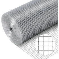 1/2'' 48'' X 100' Hardware Cloth, 19 Gauge Wire Mesh Fence Double Layer Galvanized, Garden  Welded Metal Chicken Wire Fence Mesh Roll, for Gardens, , Poultry, Animals Cage