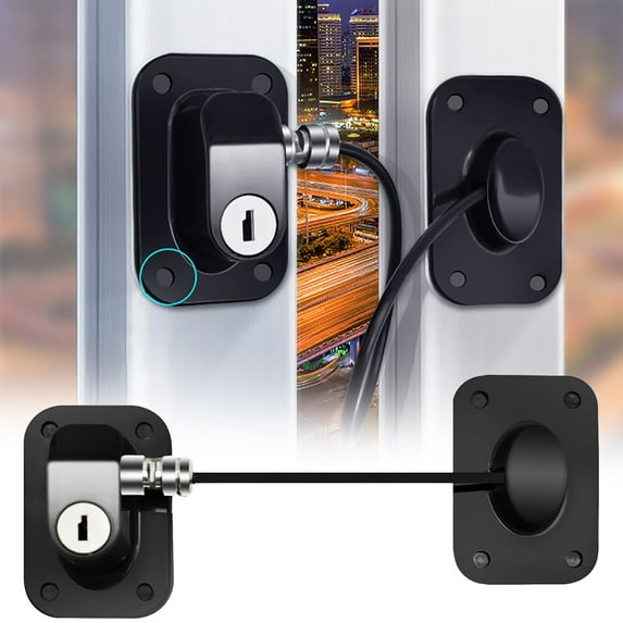 1/2/4PCS Fridge Lock, Upgraded Refrigerator Lock for Freezer, Cabinets and Drawers, Air Fryer, Closets, Windows, Doors, Durable ABS with Backing, No Tools Needed
