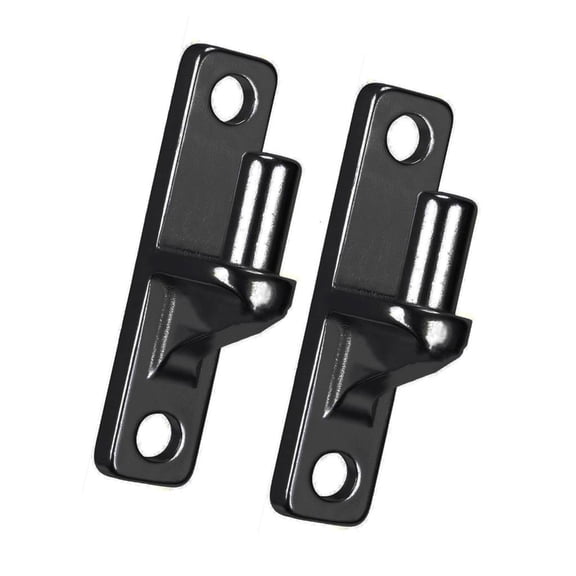 1/2/4Pieces Portable Sturdy Wall Mount Gate Hinges Stainless Steel for Outdoor Chain Link Gate Post Hinges Pin