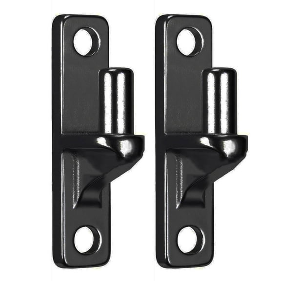 1/2/4Pieces Wall Mounted Gate Hinges Portable Sturdy for Outdoor Fence Gate Sturdy Stainless Steel Coating Rustproof
