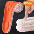 thumbnail image 1 of 1/2/4pairs Latex Sport Insoles Soft High Elasticity Shoe Pads Orthotic Breathable Shock Absorption Cushion Arch Support Insole, 1 of 10