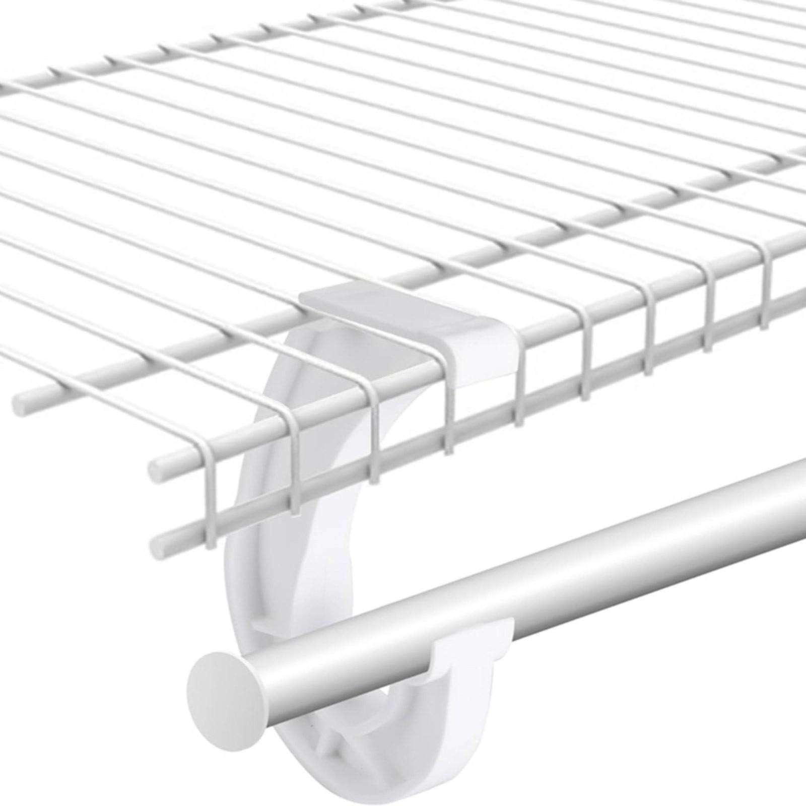 1/2/4pcs Hanging Closet Rod Support Closet Shelf Rod Holder Sturdy J