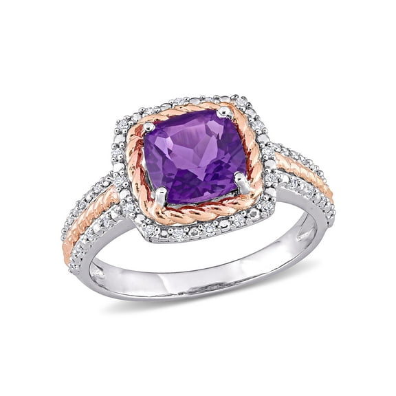 Everly Women's Amethyst Sterling Silver Ring