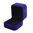 thumbnail image 1 of 1/2/5 Pcs Velvet Jewelry Ring Boxes Earring Gift Storage Boxes Wedding Proposal Ring Display Box Blue, 1 of 4
