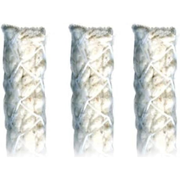 1/2" 5' Round Braided Cotton Replacement Wick for Kerosene Alcohol Oil Lamp and Candle Lamp Lantern Stove