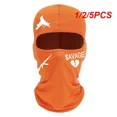 thumbnail image 1 of 1/2/5PCS Men's Caps Cycling Balaclava Full Face Ski Mask Hat Windproof Breathable Anti-UV Motocross Motorcycle Helmet, 1 of 9