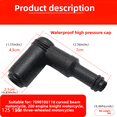 thumbnail image 1 of ,1-2，5Pcs，Motorcycle Spark Plug Cap, Waterproof & High-Temperature Resistant Silicone Ignition Cap, Fits ATV, Snowmobile & Dirt Bike。, 1 of 5