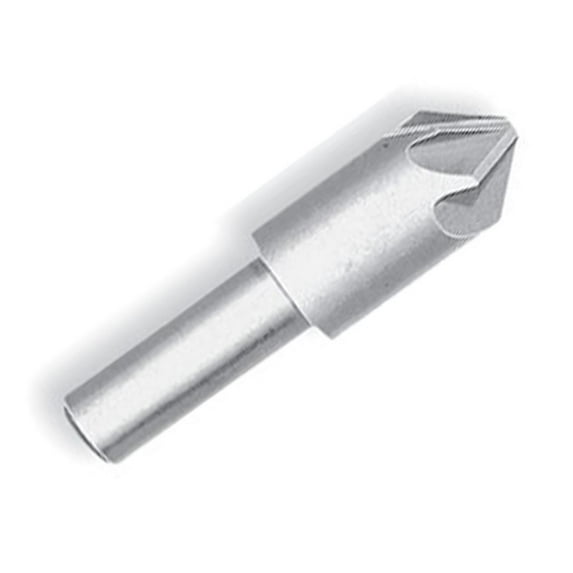 1/2"-60 HSS 6 Flute Chatterless Countersink, DEWCHAT1/2-60