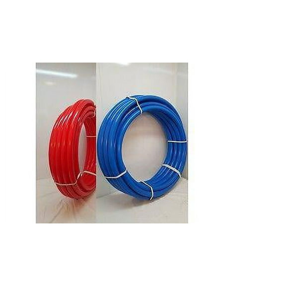 1/2" 600' Coil 300' RED & 300' BLUE Certified Non-Barrier PEX Tubing Htg/Plbg