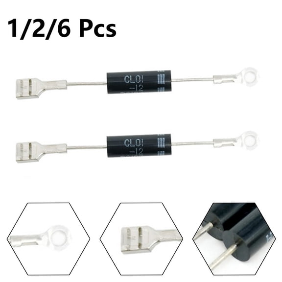 1/2/6Pcs Microwave Oven Diode Unidirectional Cl01-12 General High Pressure Diode 6Pcs YIWEI