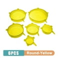 1/2/6Pcs Silicone Food Cover Stretch Lid Reusable Airtight Food Cap