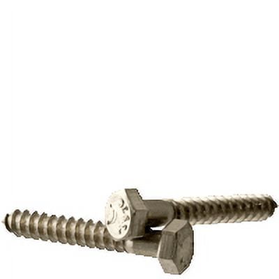 1/2"-6x1 3/4" Hex Lag Screw, Stainless Steel (18-8), (inch) (Quantity: 200)