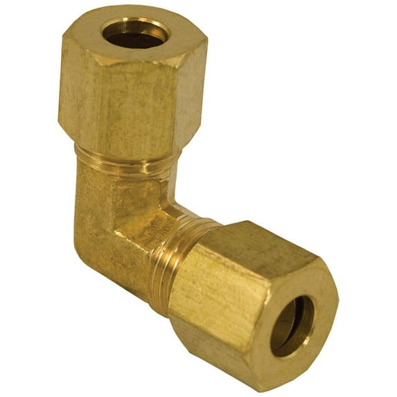 1/2" 90 Brass Compression Elbow, Lead Free,PartNo C74042LF JonesStephens