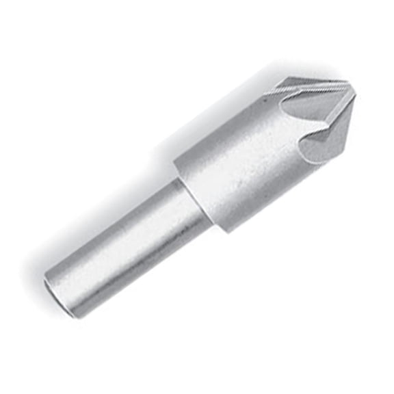1/2"-90 HSS 6 Flute Chatterless Countersink, DEWCHAT1/2-90