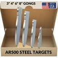 thumbnail image 2 of HDSteelTargets 1/2″ AR500 Steel Shooting Target – 4″ Circle Gong – Made In USA 2 of 3