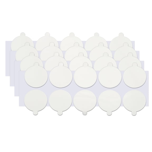 1.2" Adhesive Stick Dots, 40 Pcs Double Sided Sticky Dots, Clear Sticky Tack Round Removable Adhesive Mounting Putty with Pull Tab for Wall Hanging