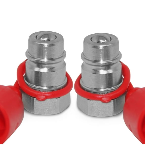 1/2 Ag Quick Coupler male nipple ISO5675 1/2" NPT - Ball Style used on Most Tractors and Machinery - Hydraulic Coupling TL38-M (2pk)