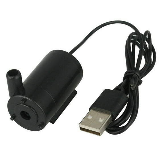 1/2*Aquarium Supplies Pumping Water Fish Tank Fountain USB Submersible Pump Tool