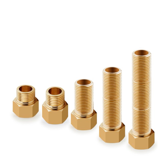 1/2" BSP Female To Male Thread Brass Socket Pipe Fitting Adapter