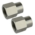 thumbnail image 1 of 1/2" BSP to 3/8" BSP Air Fitting Female Reducing Socket Adapter 2 PACK FT045, 1 of 1