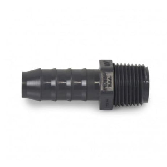 1/2" Barbed Insert x 1/2" Male NPT Threaded PVC Adapter, Sch 40-1pcs