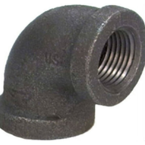 1/2" Black 90 Degree Elbow