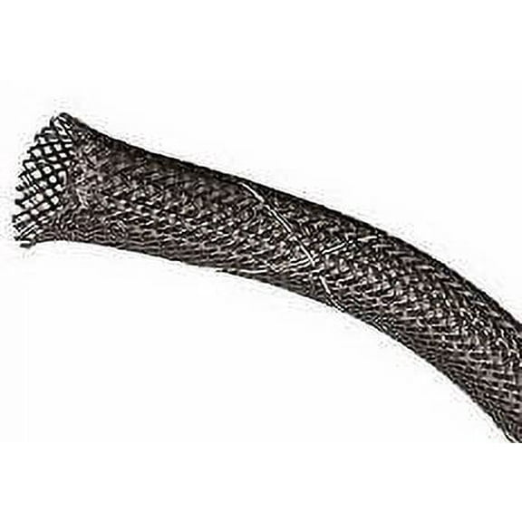 1/2" Black Flame-Retardant Mesh Sleeving - (25 ft. spool)