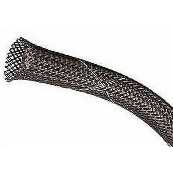 1/2" Black Flame-Retardant Mesh Sleeving - (25 ft. spool)