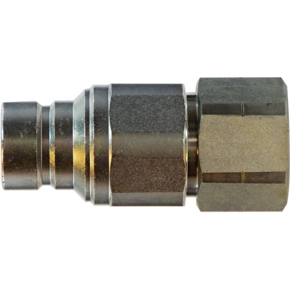 1/2 Body X 3/4 FNPT Flat Face Plug, Hydraulic Quick Disconnects, Hydraulics