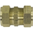 thumbnail image 1 of 1/2" Brass Compression Coupling Fitting, 1 of 1
